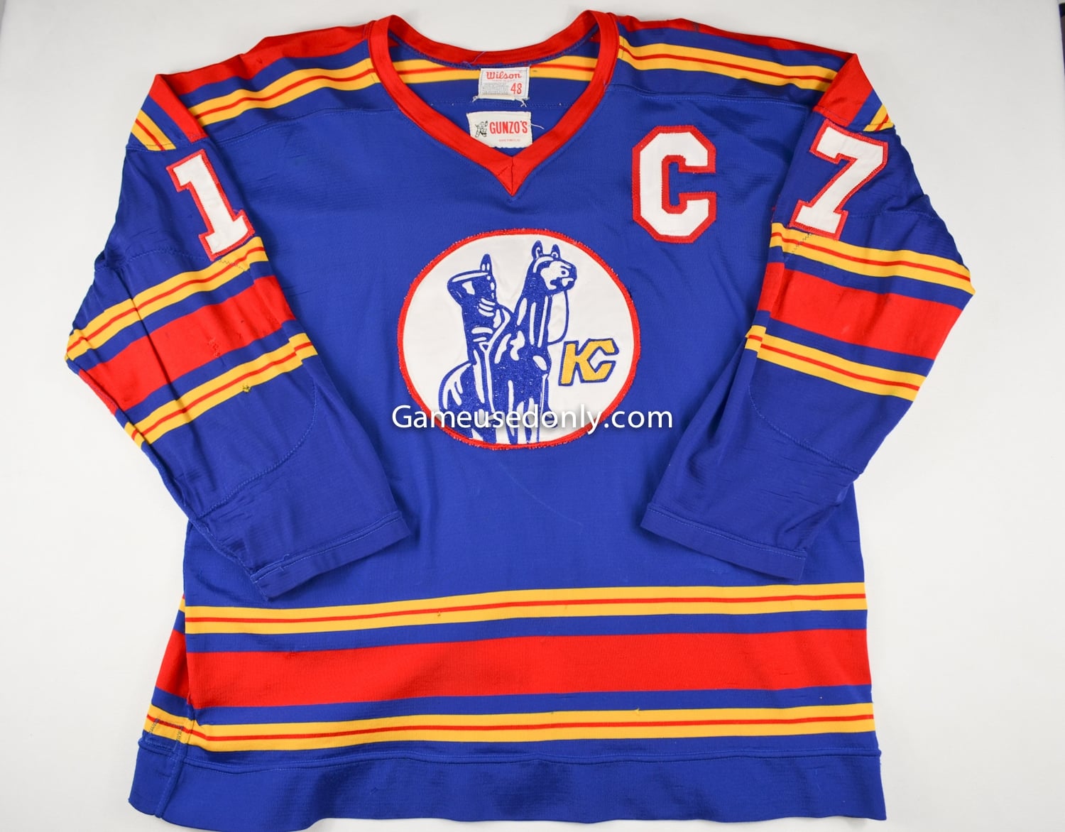 Unique Kansas City Scouts Jersey - 1974-76 - NHL Auctions