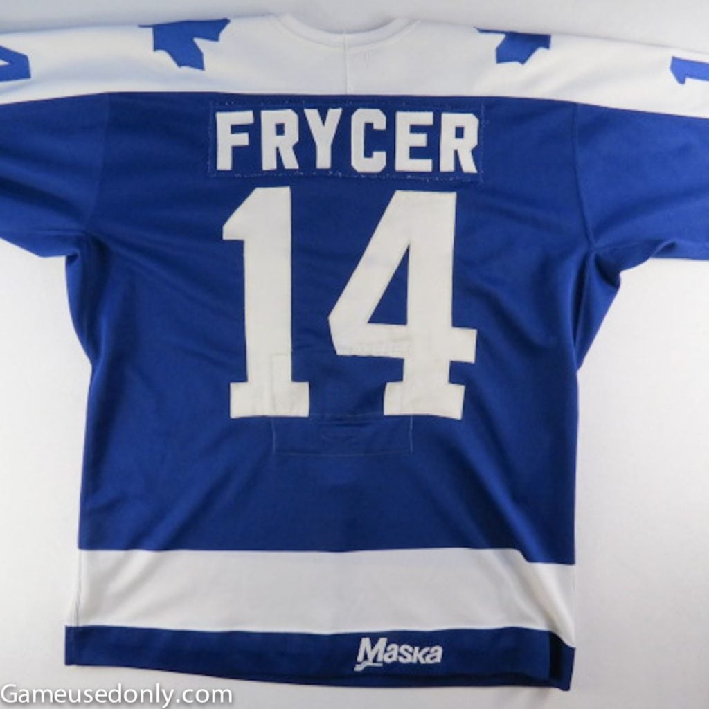 Toronto-Maple-Leafs-Miroslav-Frycer-Maska-Jersey