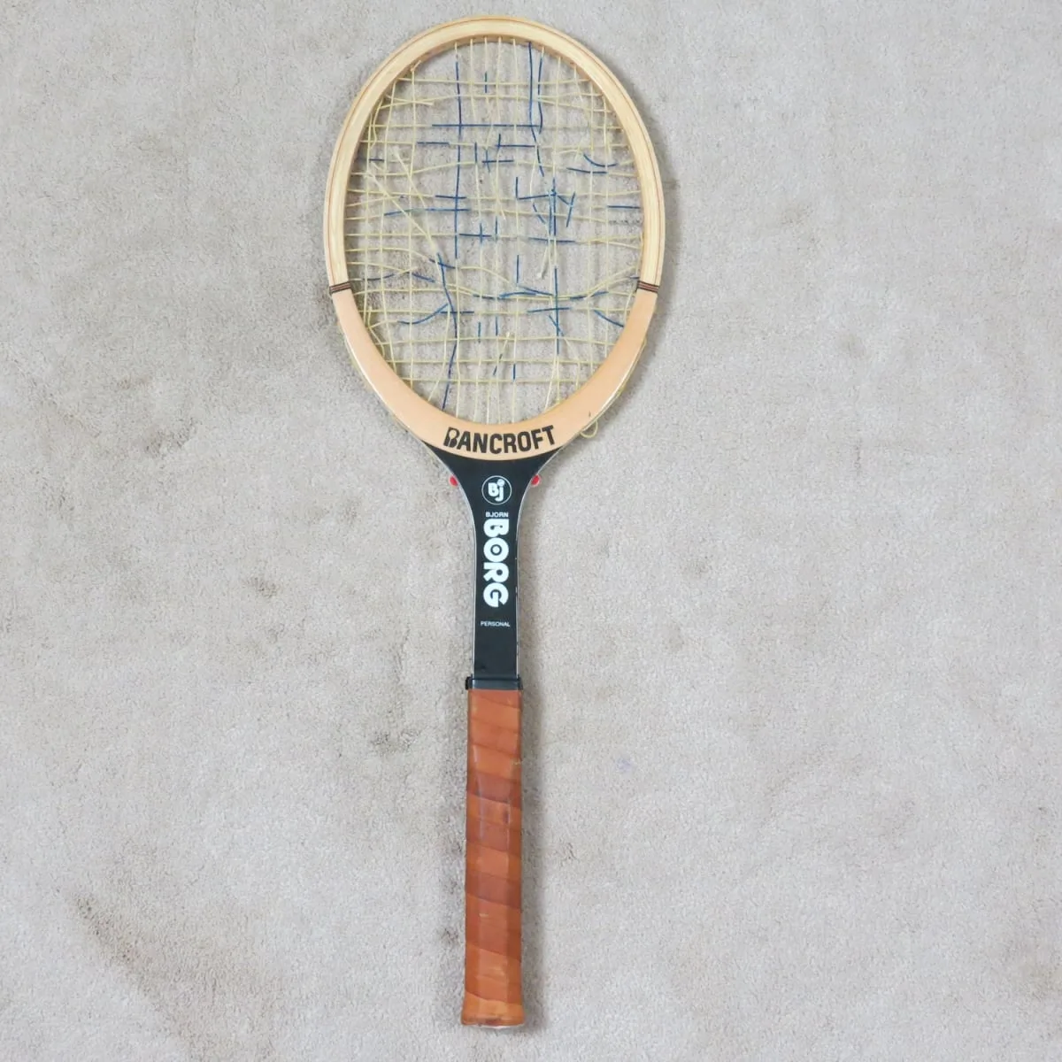 Bjorn Borg Bancroft Match Used Tennis Racquet - Game Used Only