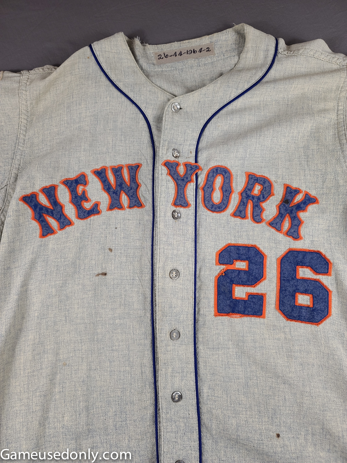 Galen-Cisco-New-York-Mets-1965-Game-Jersey-Flannel