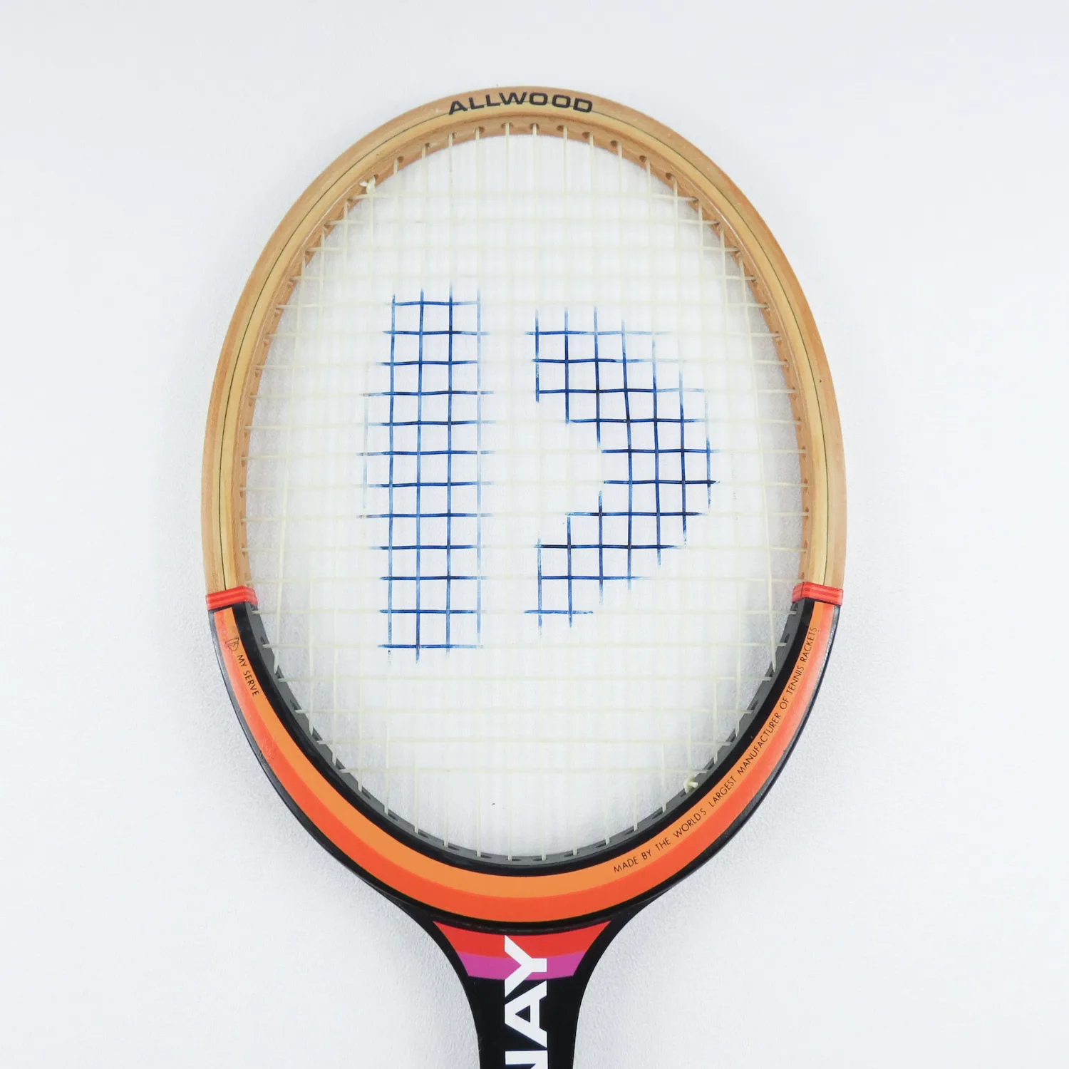 DONNAY 木製テニスラケット ALLWOOD BJORN BORG Bjorn Borg 1976 Wimbledon Match Used Donnay Allwood Tennis Racquet