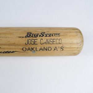 Jose Canseco 1990 ALCS and World Series Game Used Bat