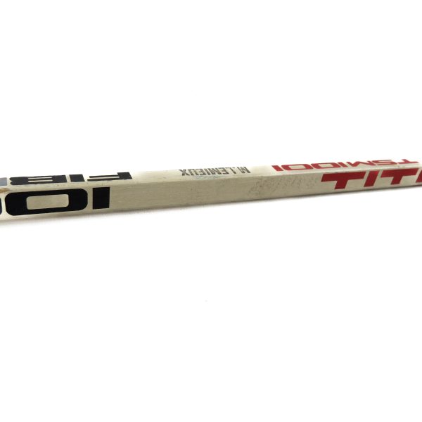 Mario Lemieux 1985 First Goal Of The Season Game Used Stick Photo Matched - Image 22