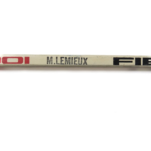 Mario Lemieux 1985 First Goal Of The Season Game Used Stick Photo Matched - Image 18