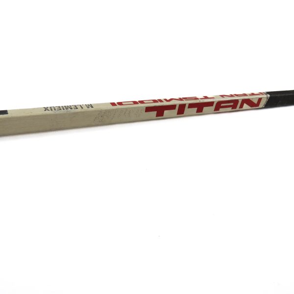 Mario-Lemiuex-Photo-Matched-Game-Used-Stick-Pittsburgh-Penguins-1985