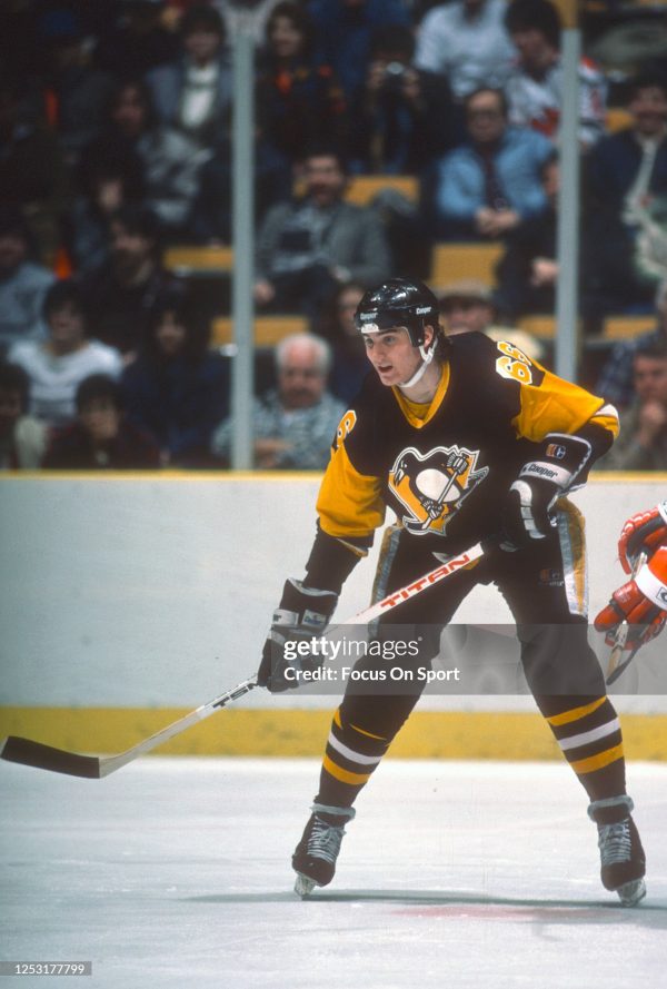 Mario Lemieux 1985 First Goal Of The Season Game Used Stick Photo Matched - Image 27