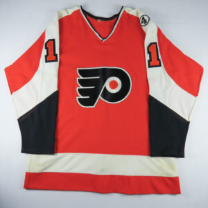 Don Saleski Game Used Jersey Philadelphia Flyers 1977 1978 Photo Matched